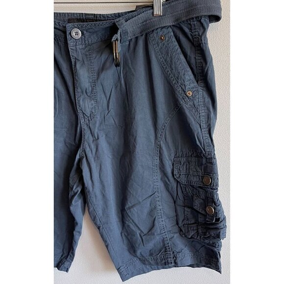 X RAY Mens Classic Fit Twill Cargo Shorts Majolica Blue Size 40 NEW Hiking - Picture 5 of 14